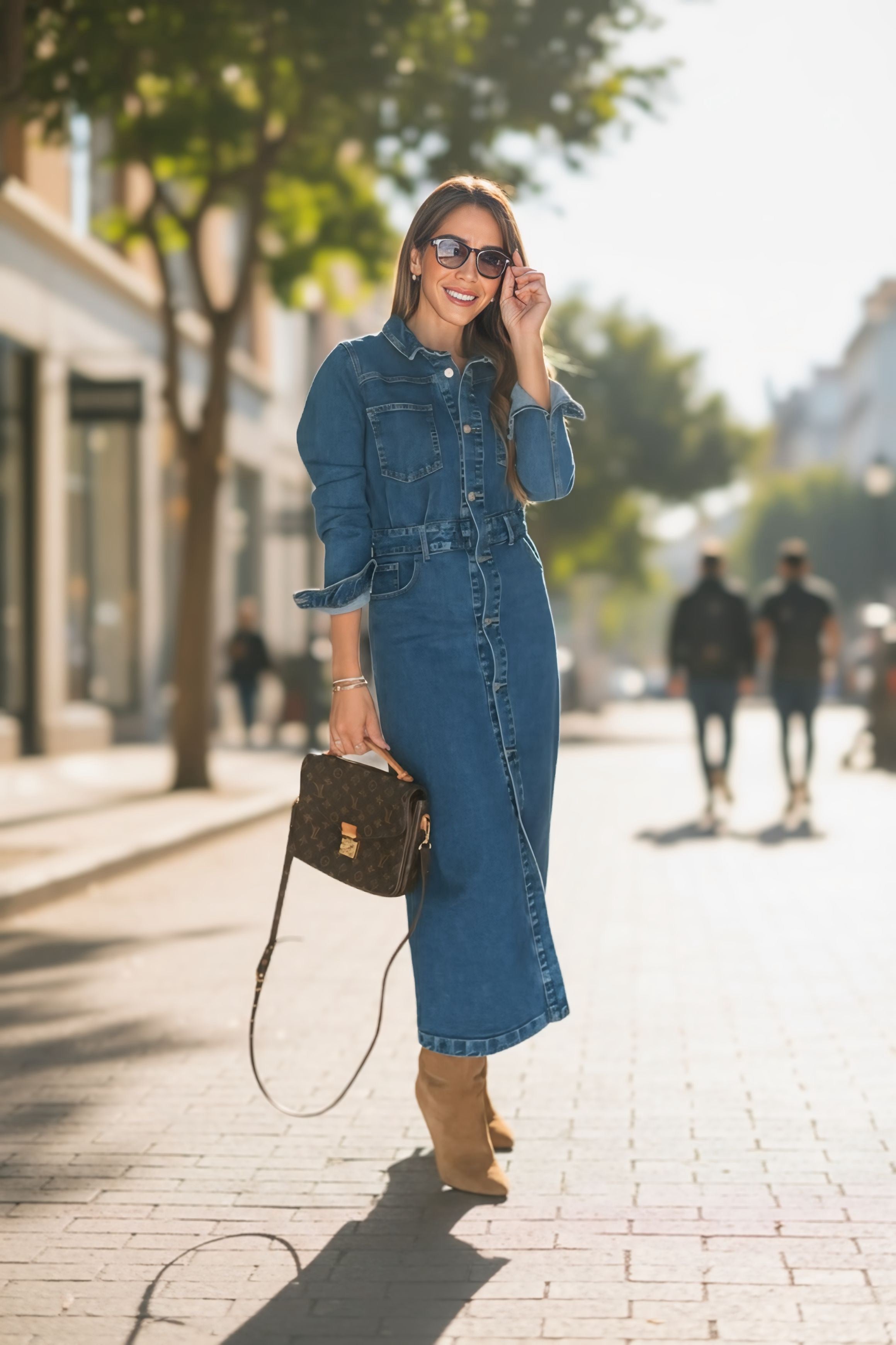 Denim Safari Dress