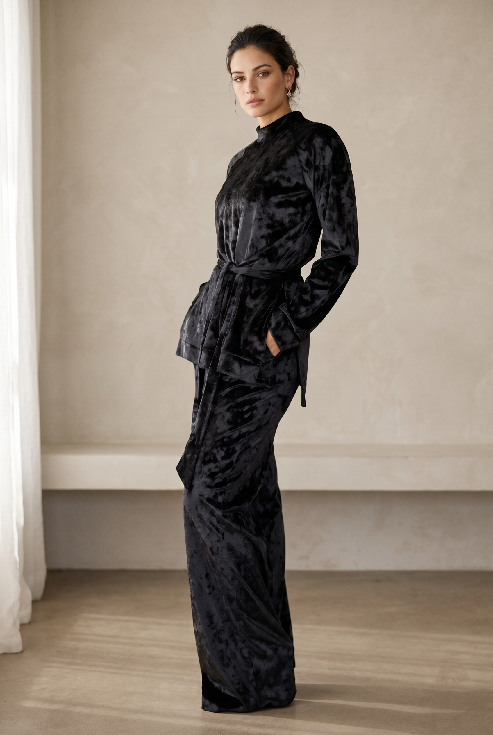 Fit & Flare Velvet Set