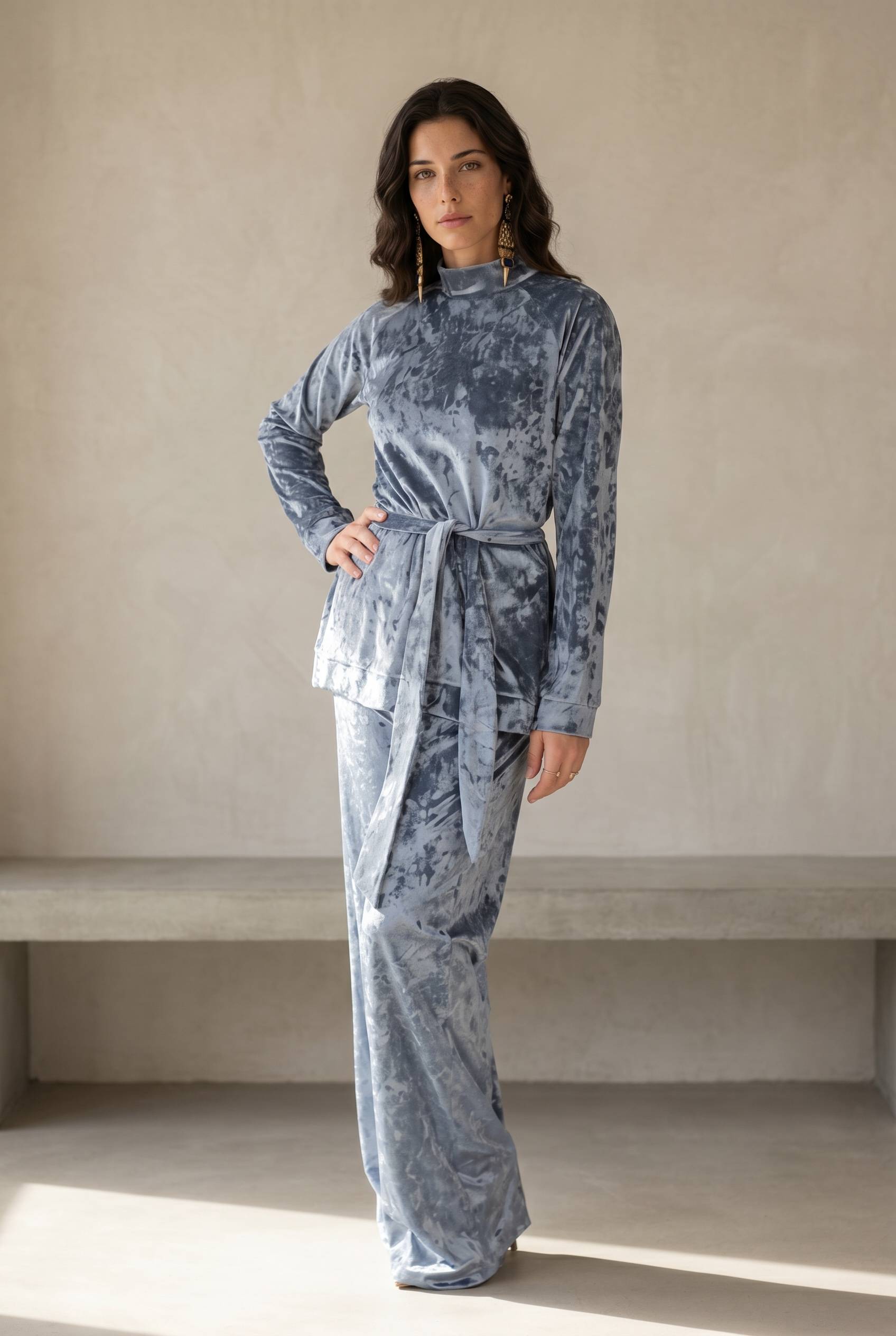 Fit & Flare Velvet Set