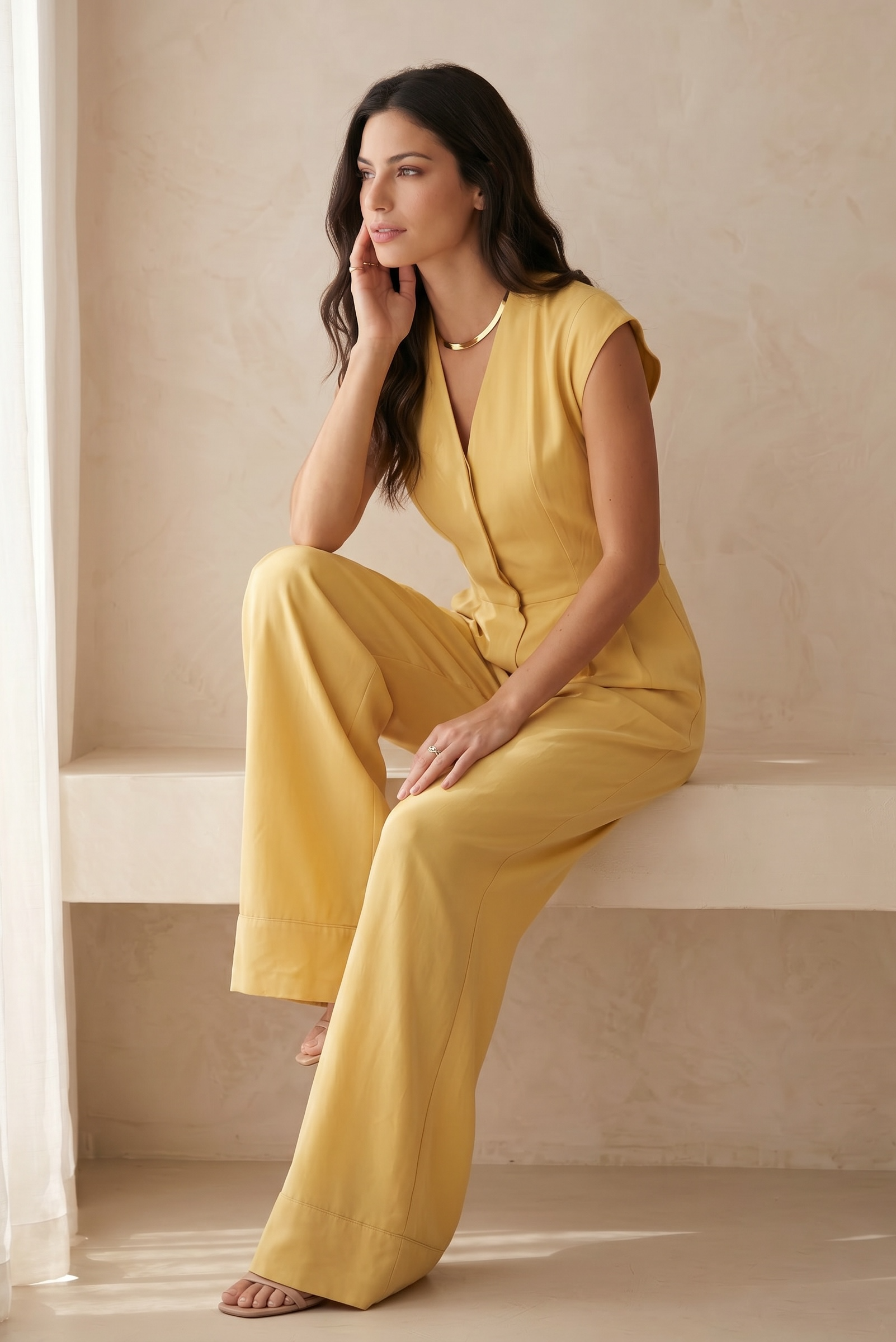 Soft Tailored Jumpsuit