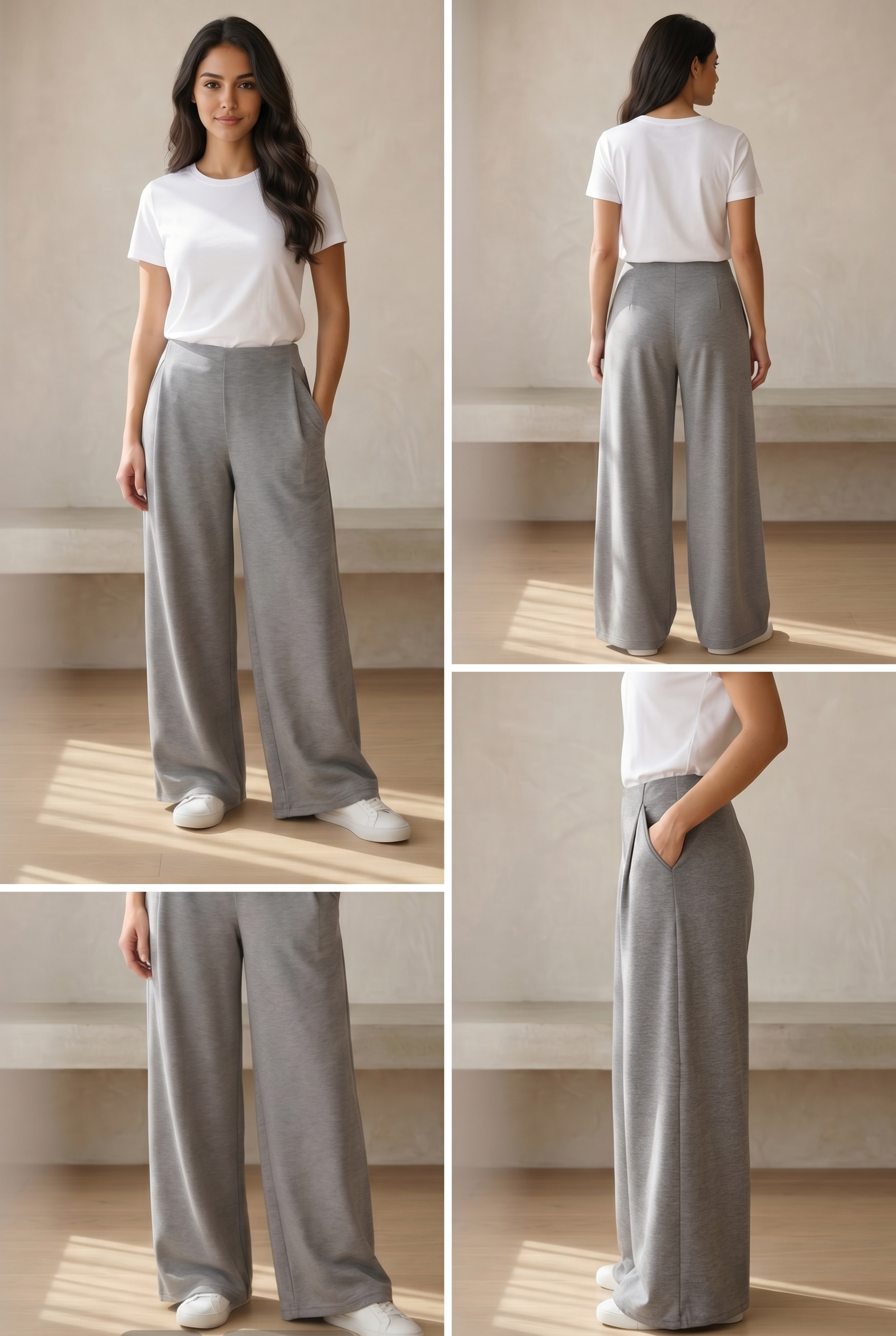 Comfort Chic Tailored Track Pants