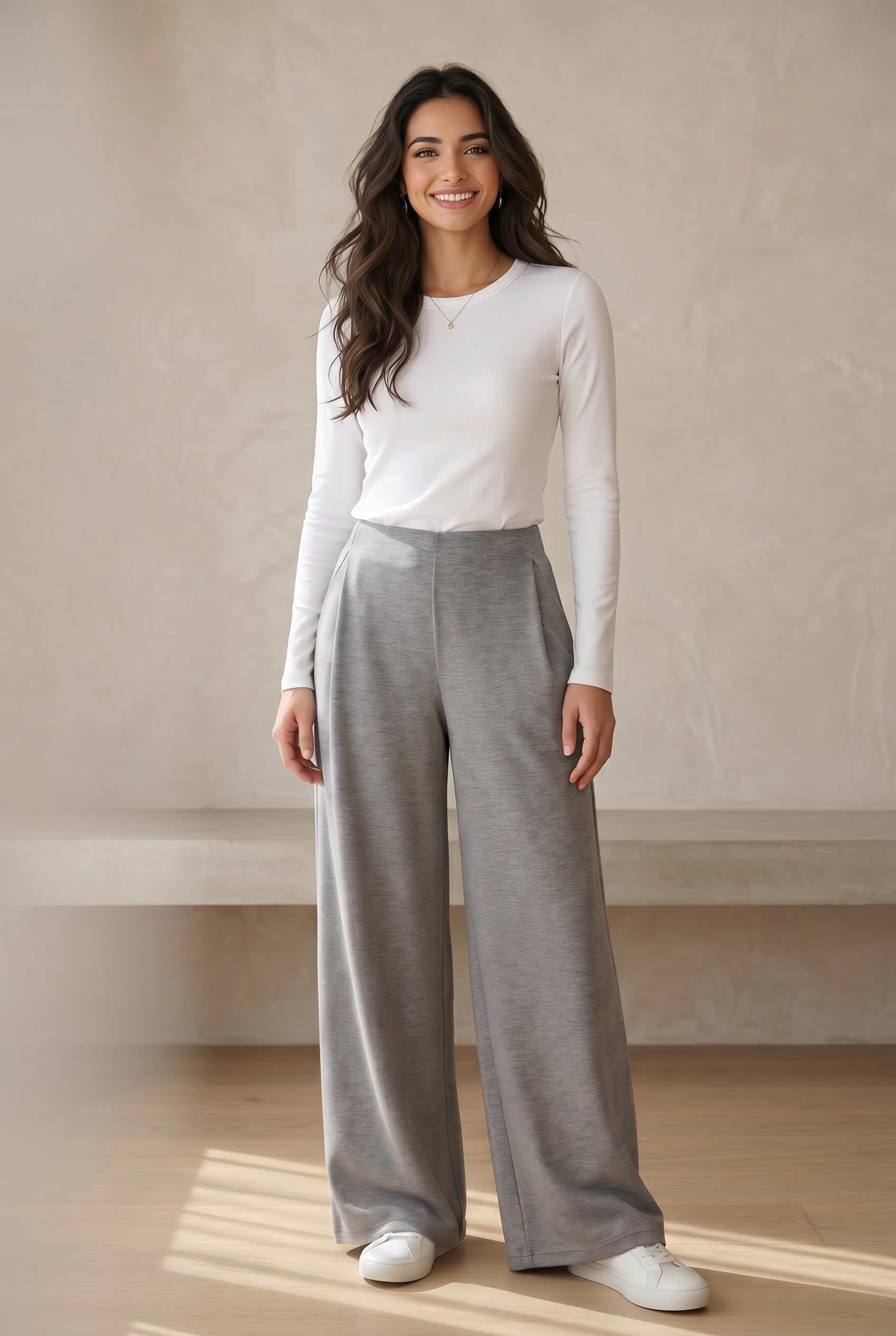 Comfort Chic Tailored Track Pants