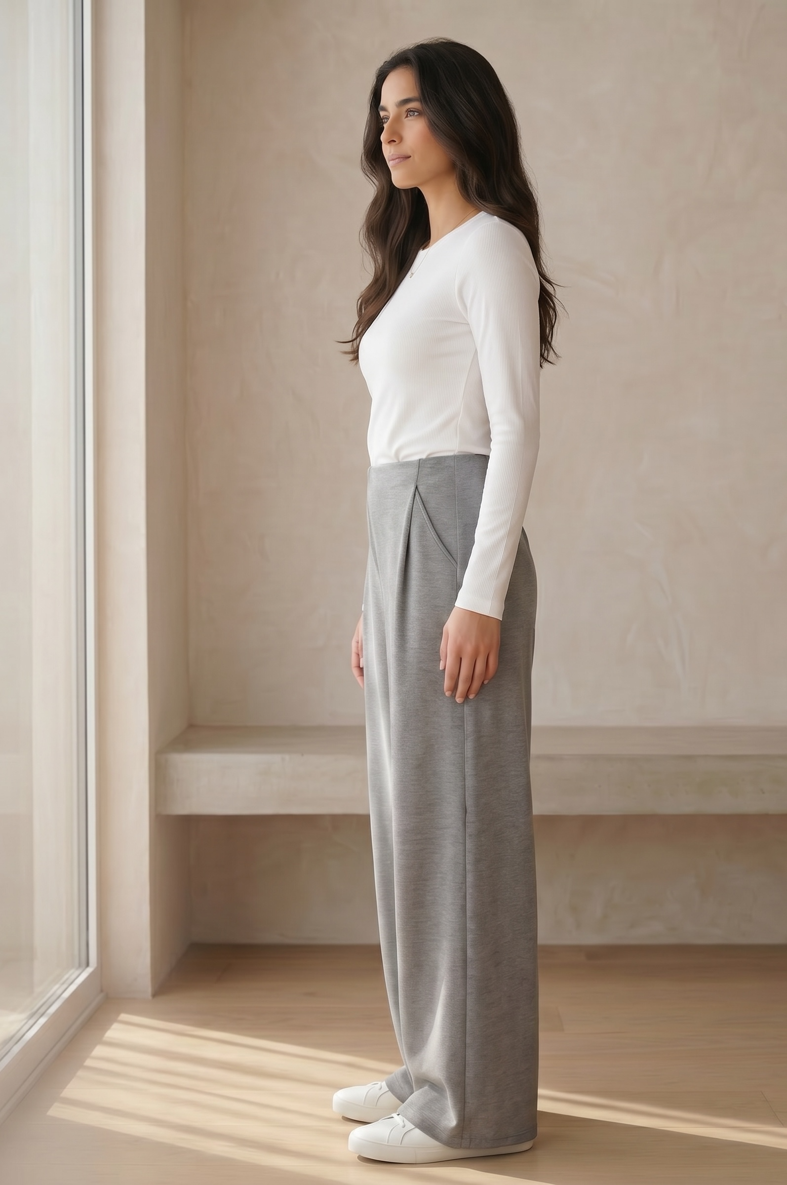Comfort Chic Tailored Track Pants