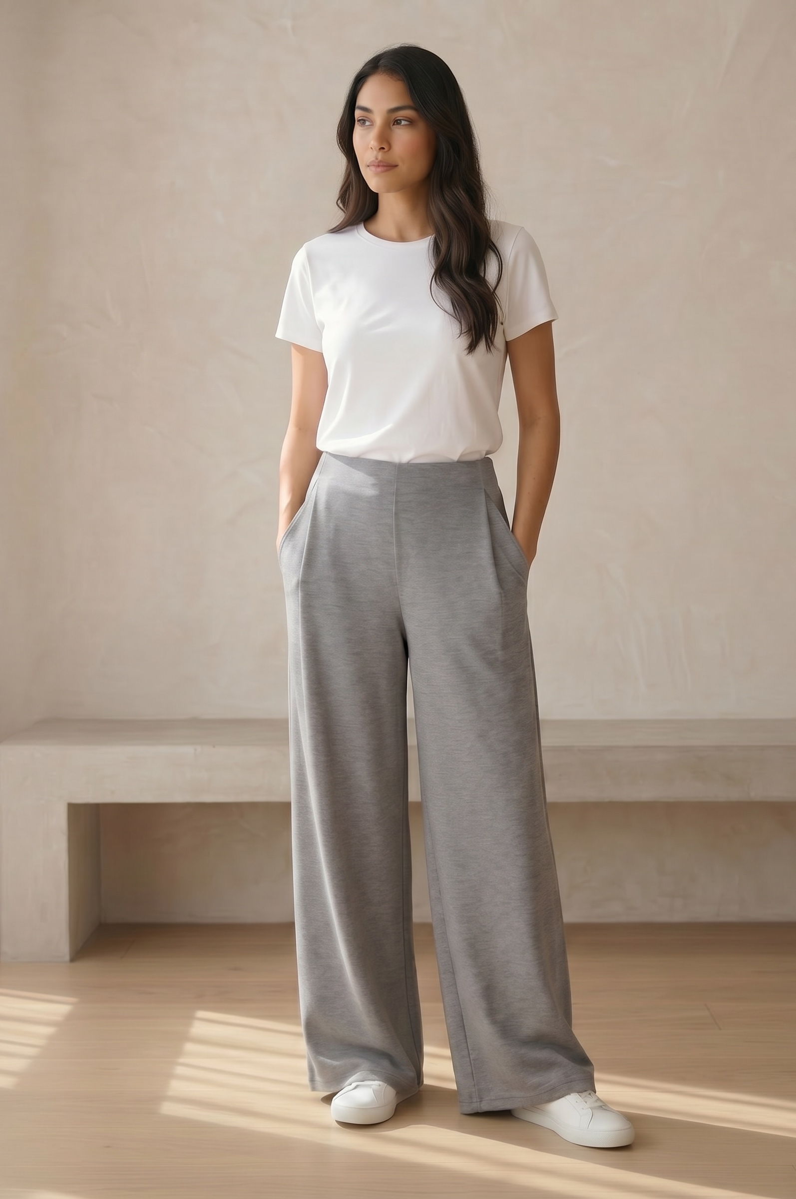 Comfort Chic Tailored Track Pants