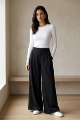 Comfort Chic Tailored Track Pants