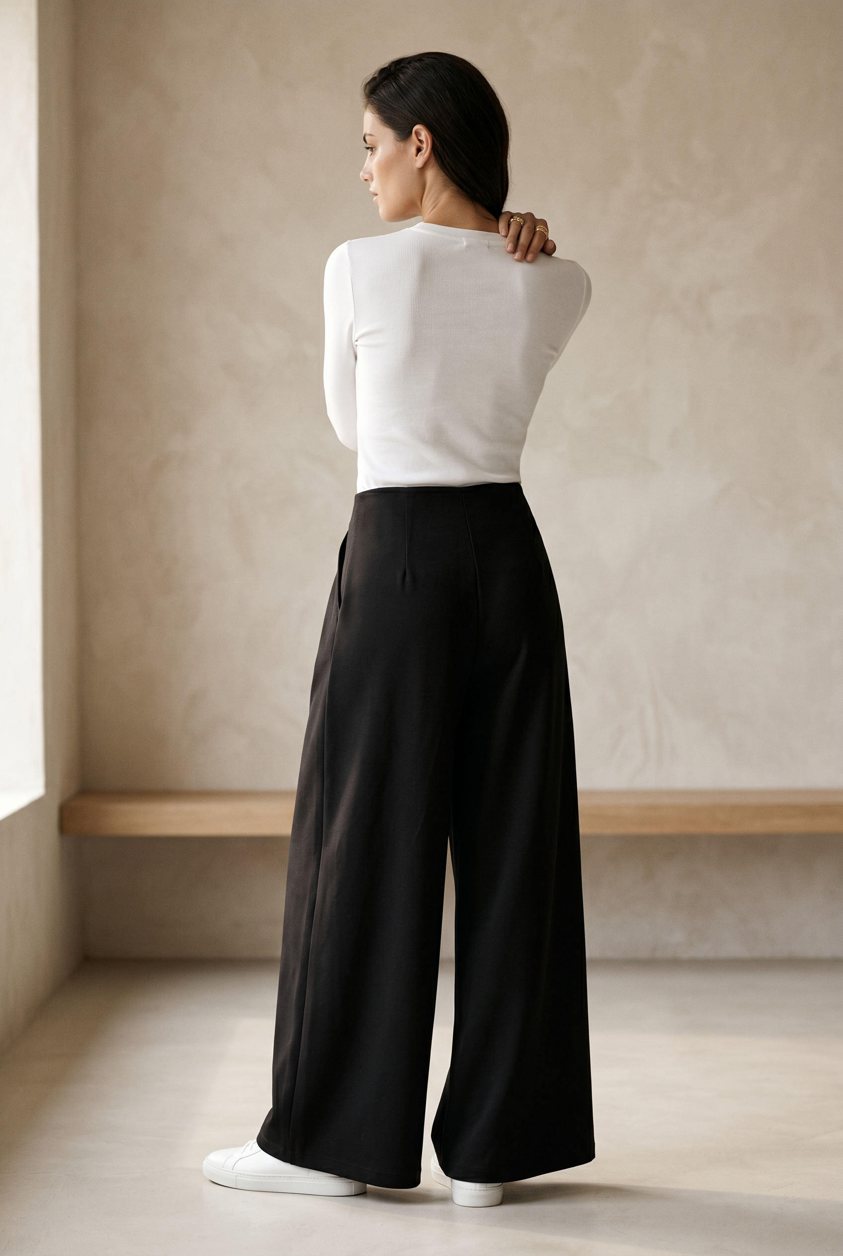 Comfort Chic Tailored Track Pants