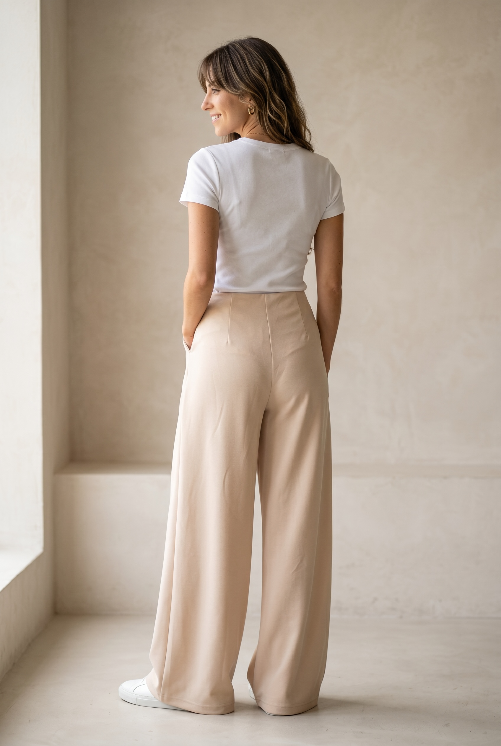 Comfort Chic Tailored Track Pants