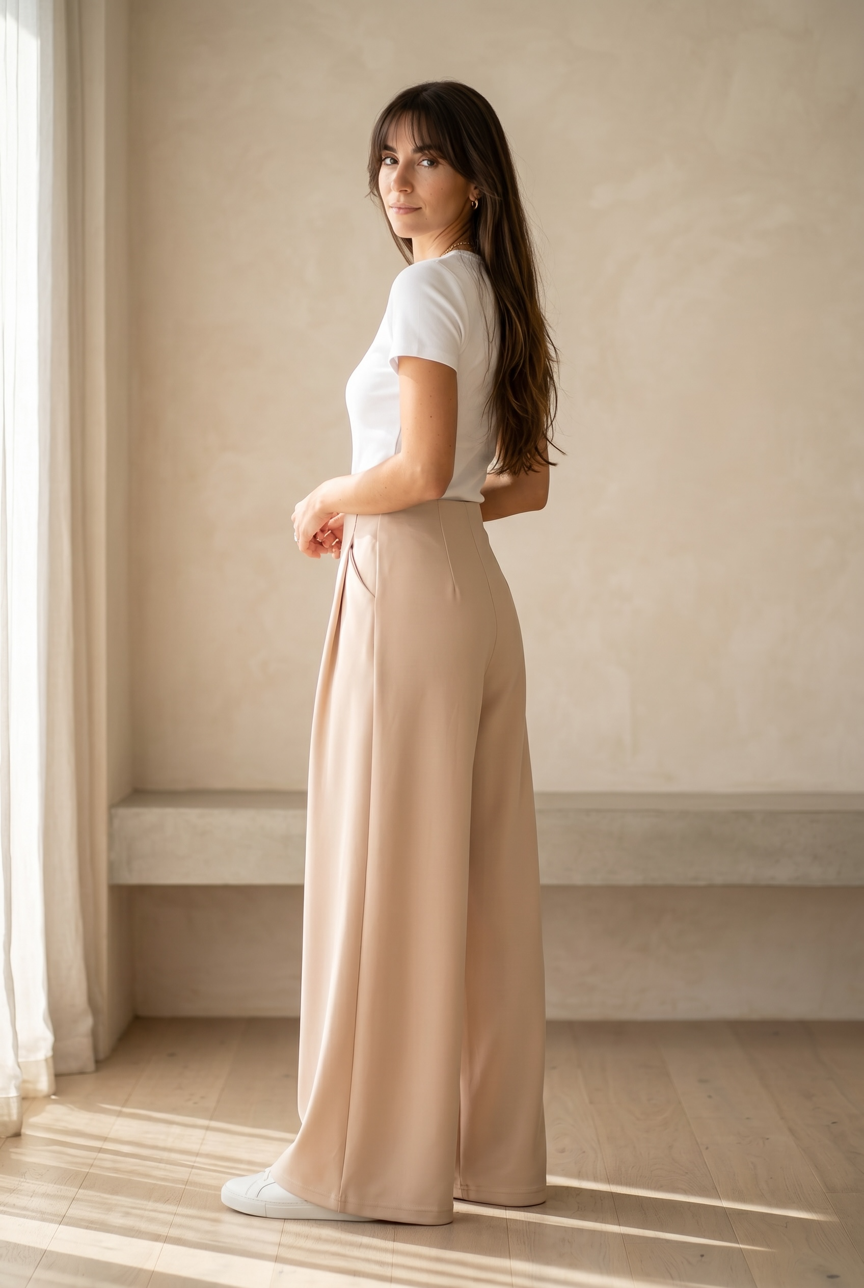 Comfort Chic Tailored Track Pants