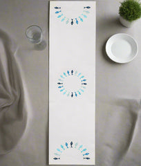 Flowing Fish Table Runner