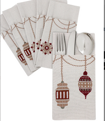 Earthy Lanterns Placemats Set