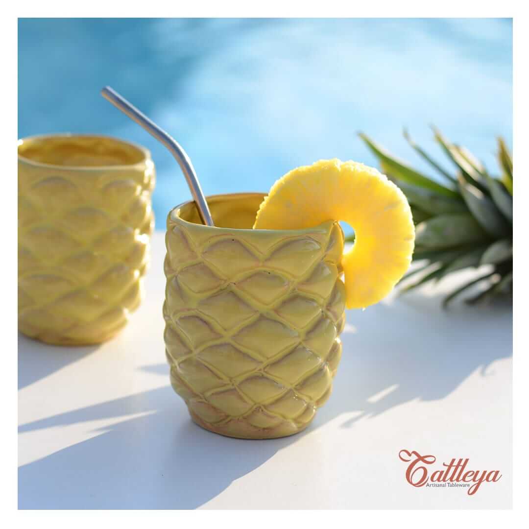 Piña pottery cup