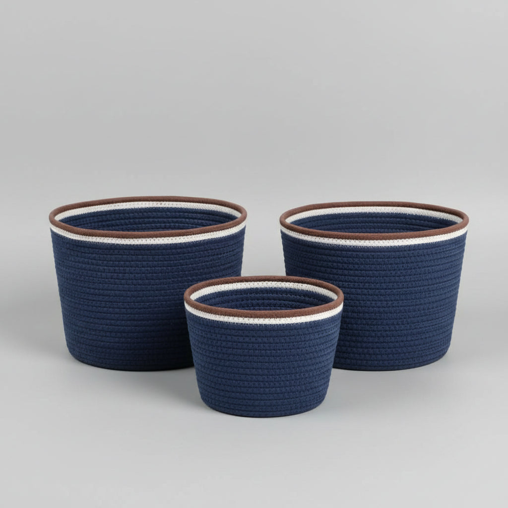 Blue Handmade Woven organizer