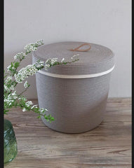 Decorative Box Grey With Lid