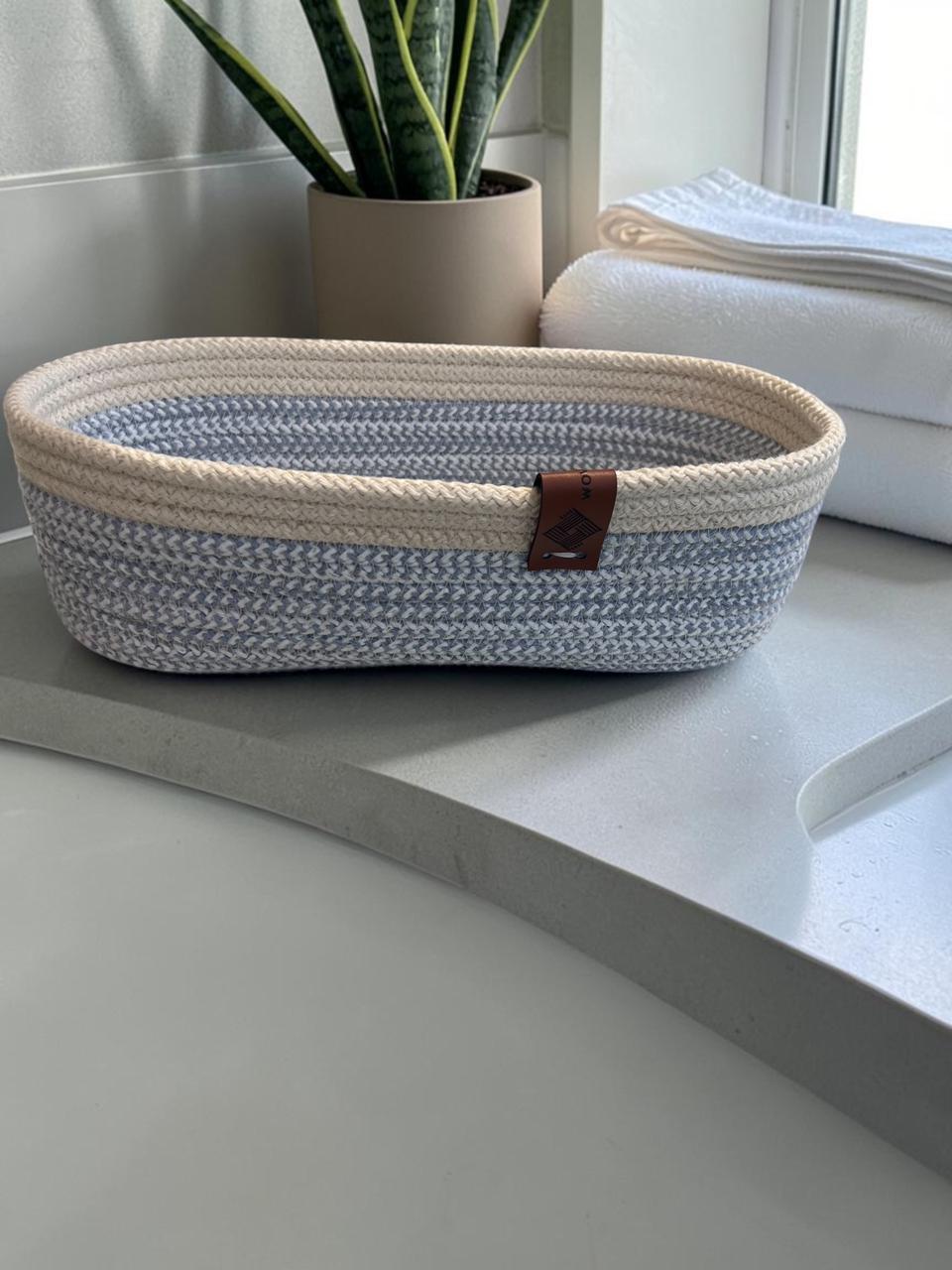 Handmade Woven Cotton basket