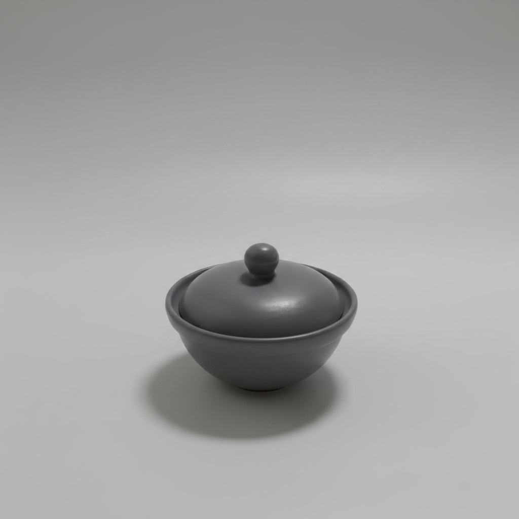 Pottery Lidded Bowl