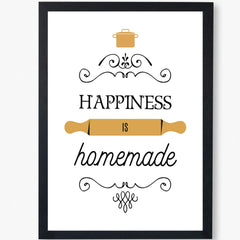 Happiness Is Homemade Print Frame